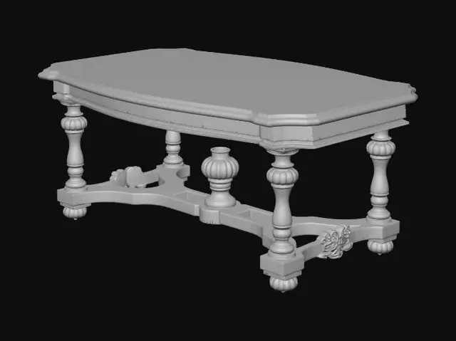 3D model for A fine Mahogony table.