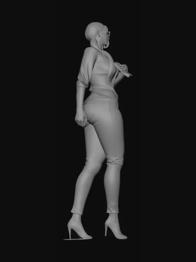 3D model for Elegant in White