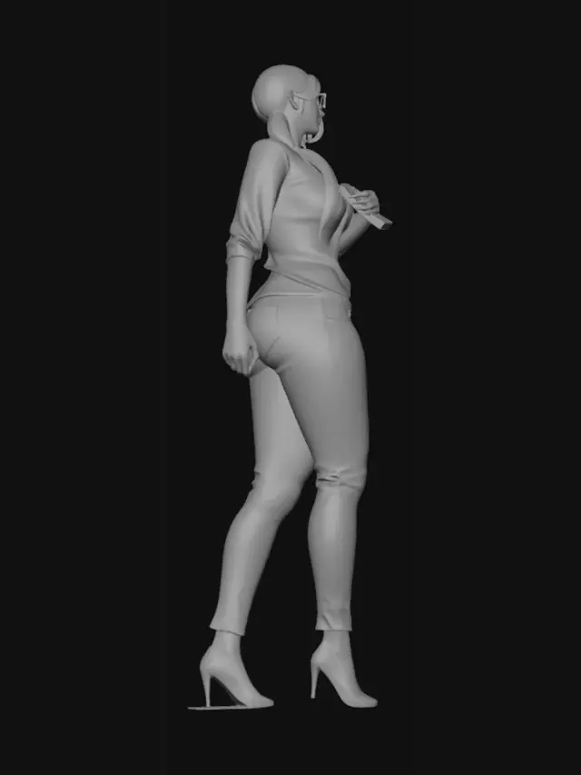 3D model for Elegant in White