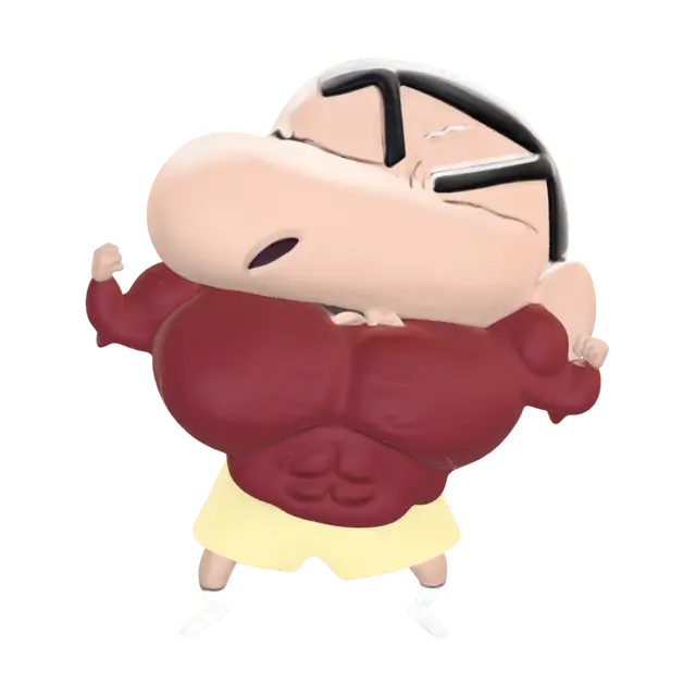 Modello 3D Tiny Bodybuilder - Chen, generato dall’IA