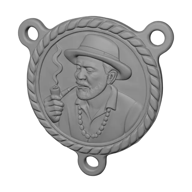 3D model for Pipe-Smoking Gentleman
