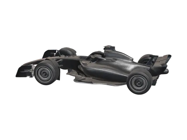 F1 Car - Sticker 3D model, vytvořený pomocí AI