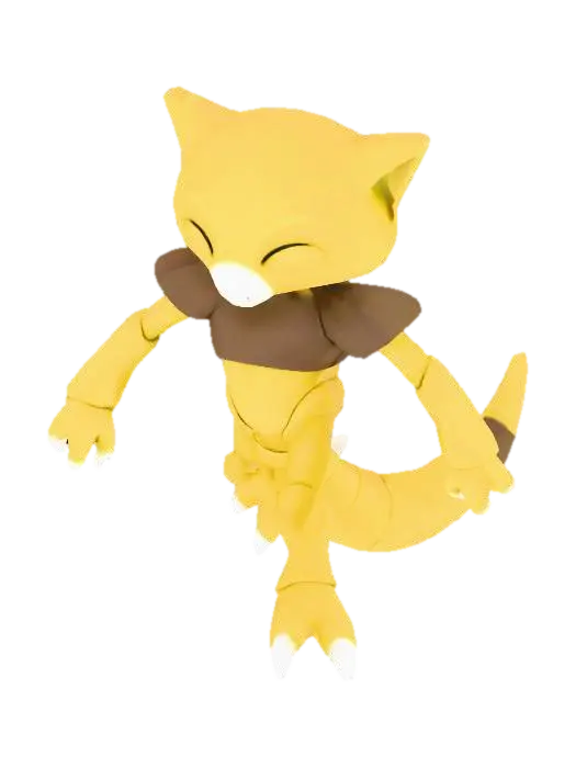 Abra Aura - Gamingcharacter 3D model, vytvořený pomocí AI
