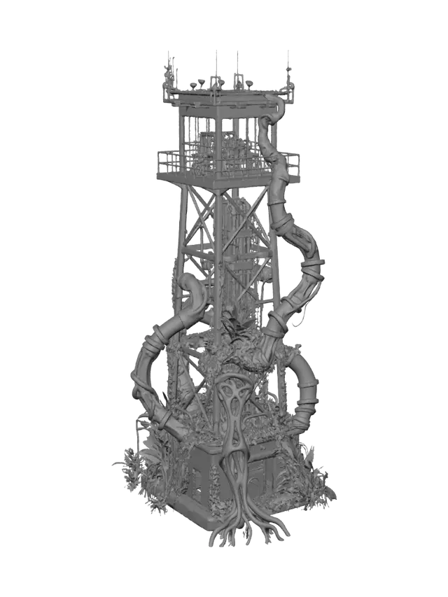 3D model for The Verdant Engine