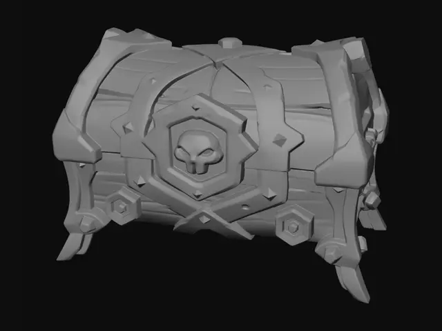 3D model for Emerald Skull Chestplate