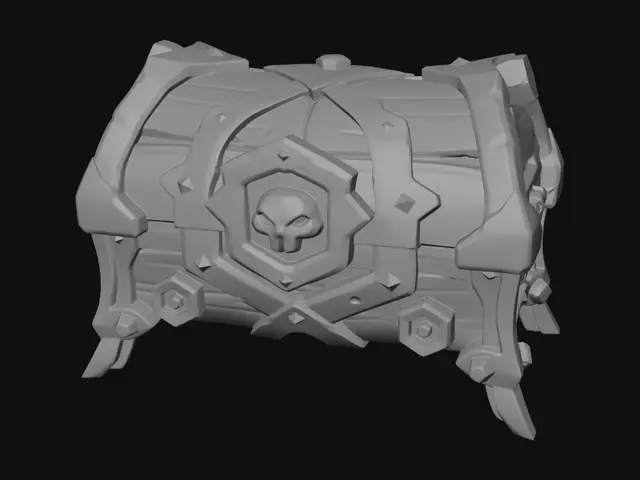 3D model for Emerald Skull Chestplate