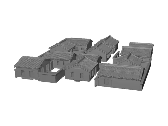 3D model for Courtyard Village Compound