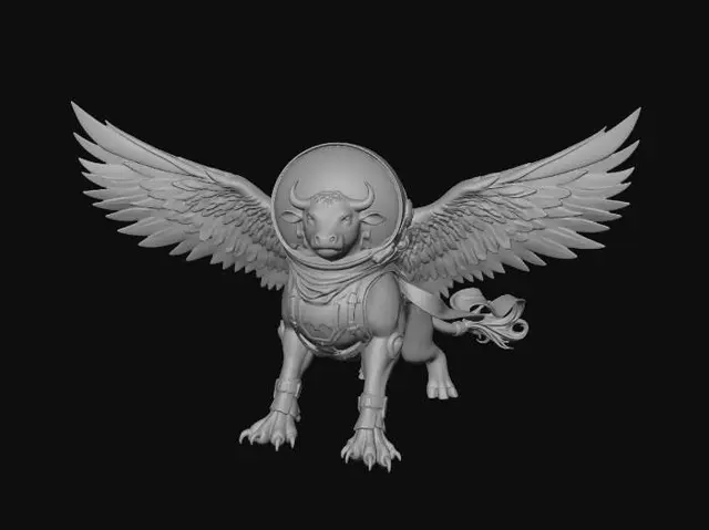 3D model for Winged Nebula Cow