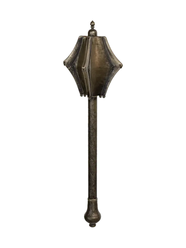 IV.Murad Gurz (Ottoman Sultan Mace) - Blunt 3D model, vytvořený pomocí AI