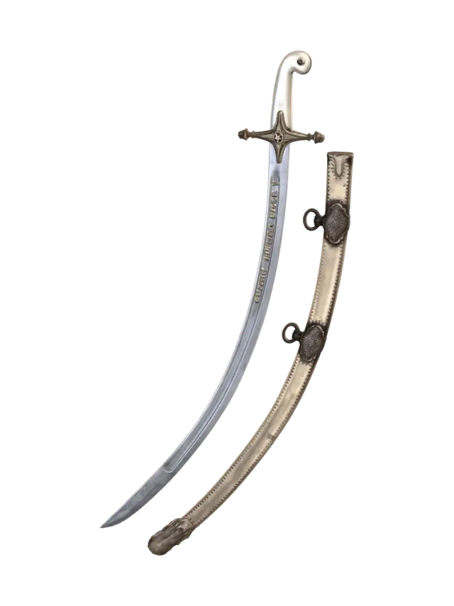 Turkish Ottoman Pasha Kilic 3D model, vytvořený pomocí AI