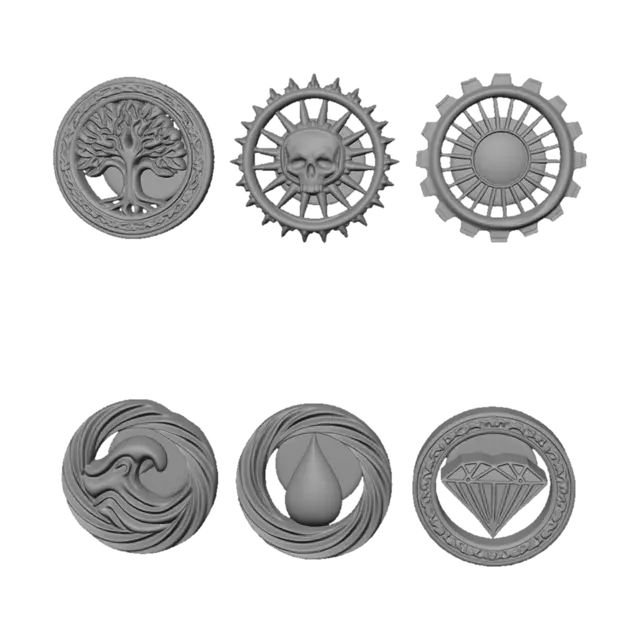 3D model for remove background and enhance the emblems for finer print