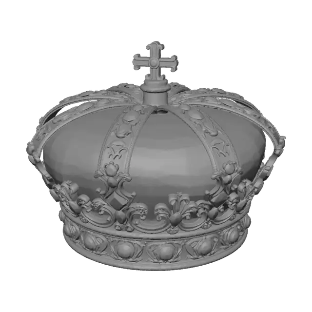 3D model for Корона российской империи для 3д печати. Детализированная в формате stp.