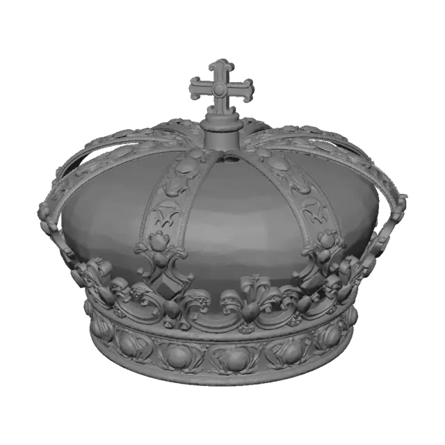 3D model for Корона российской империи для 3д печати. Детализированная в формате stp.