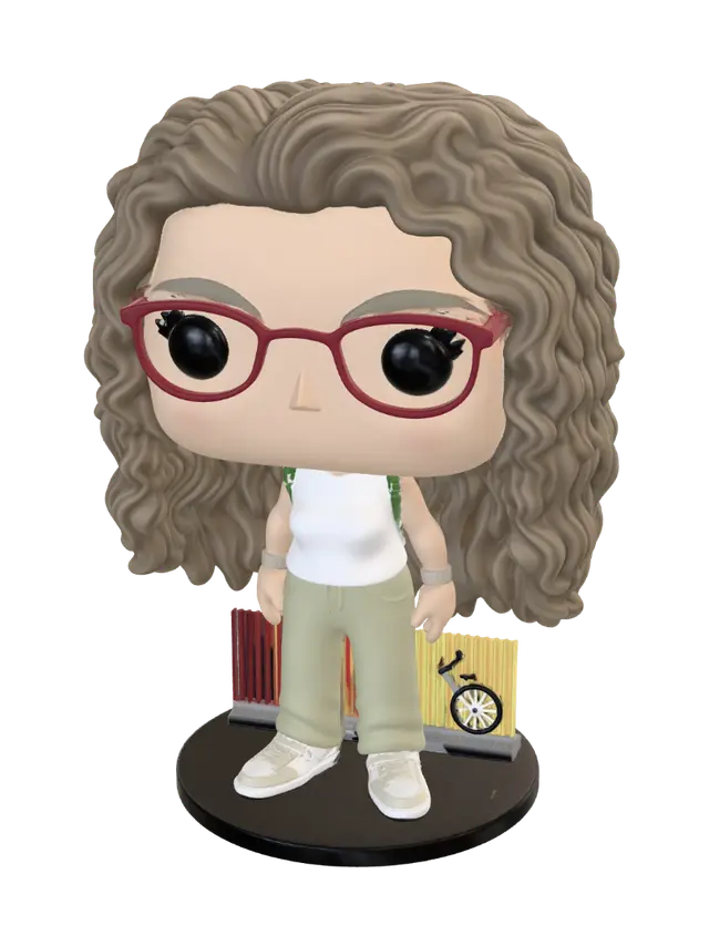 3D model for Curly-Haired Glasses Girl Funko Pop