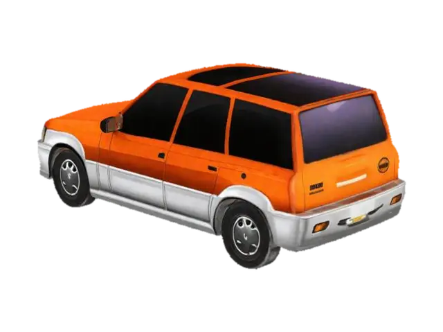 Daewoo Tico , #ocean# 3D model, vytvořený pomocí AI
