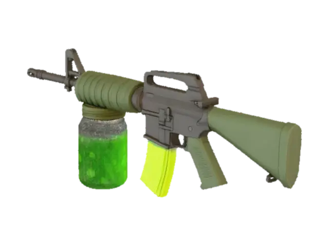 Acid Rifle 3D model, vytvořený pomocí AI