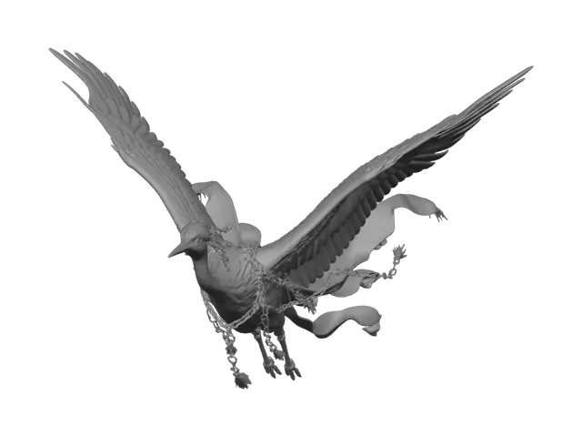 3D model for 仙鹤