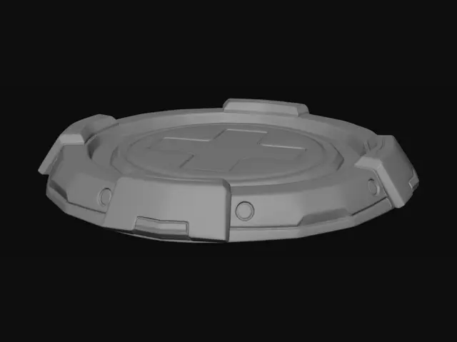 3D model for Blue Healing Pad