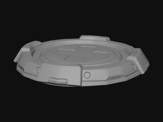 3D model for Blue Healing Pad