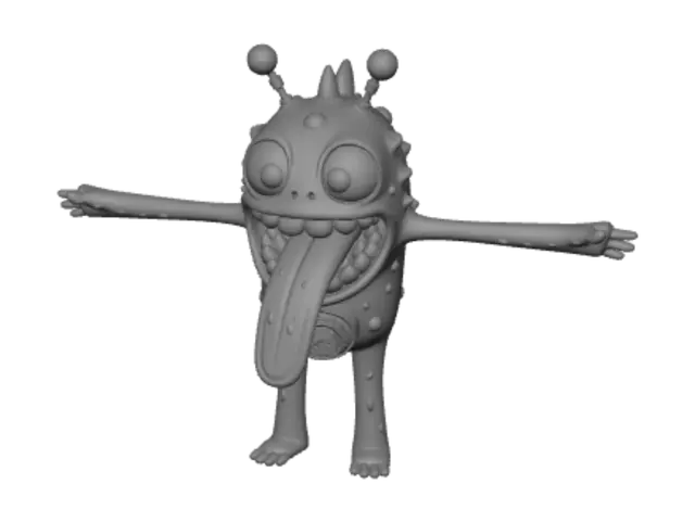 3D model for Tongue-Tastic Alien