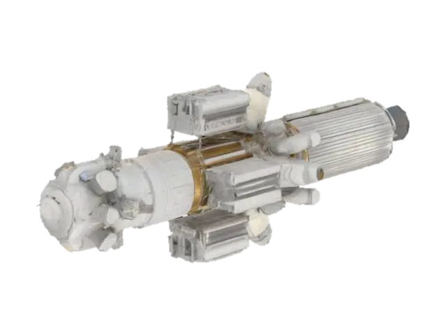 Orbital Module 3D model, vytvořený pomocí AI