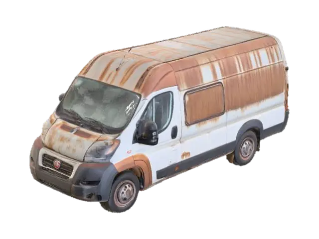 3D model for rusty  fiat ducato