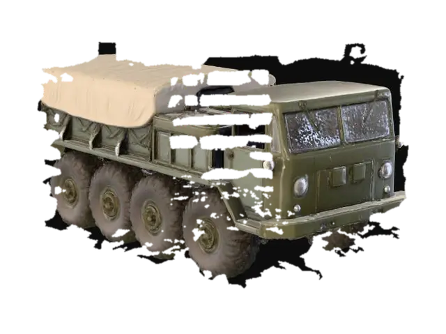 Heavy Duty Eight-Wheeler - Trucks 3D model, vytvořený pomocí AI