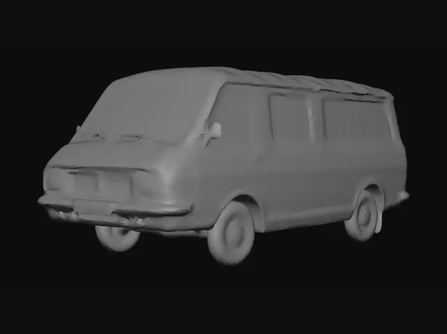 3D model for change this car to snowy variant but not change color of a car