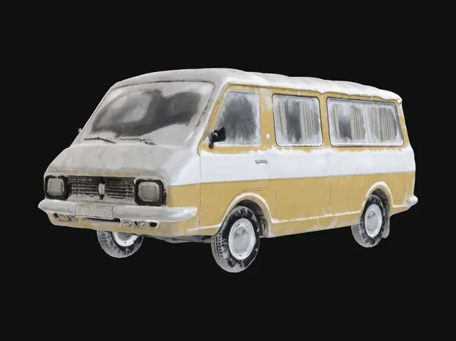 3D model for change this car to snowy variant but not change color of a car