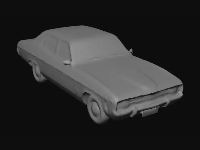 3D model for change this car to snowy variant