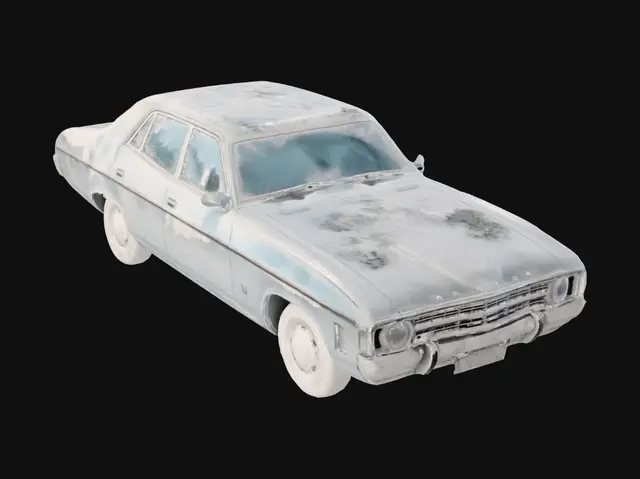 3D model for change this car to snowy variant