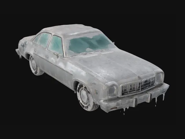 3D model for change this car to snowy variant