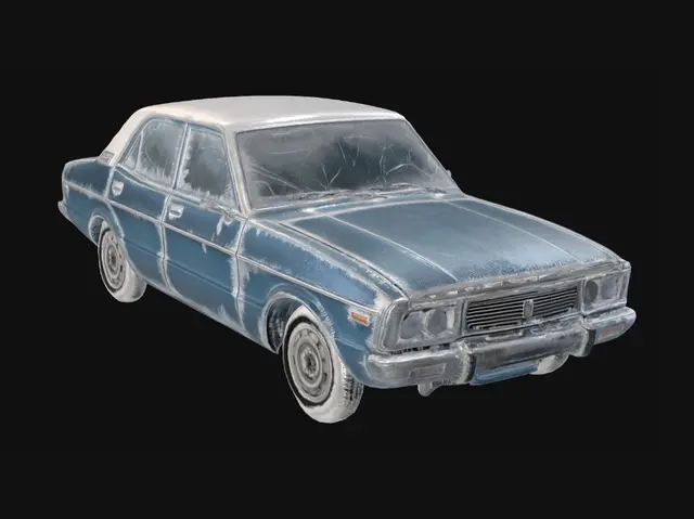 3D model for change this car to snowy variant