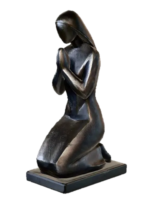 Modelo 3D de Silent Prayer - Reflection, gerado por IA