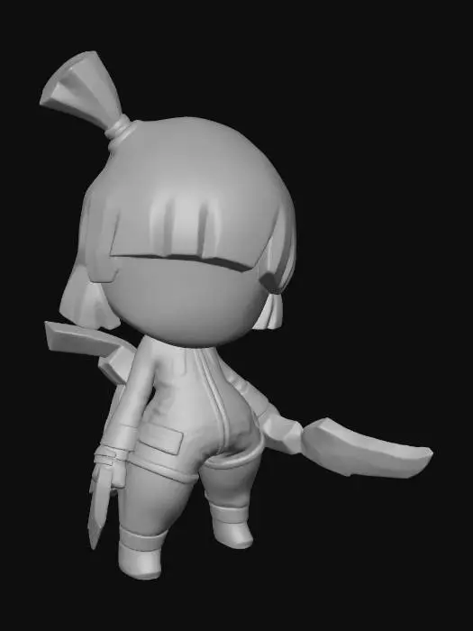 3D model for Adventurer Chibi