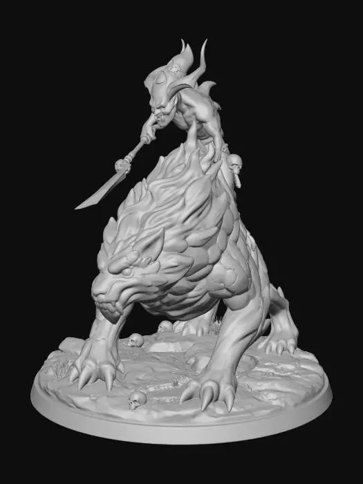 3D model for Molten Overlord