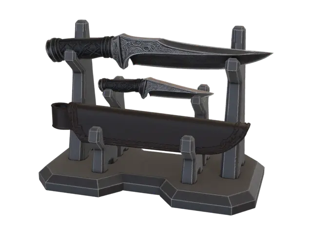 3D model for Runic Daggers on a Stone Display