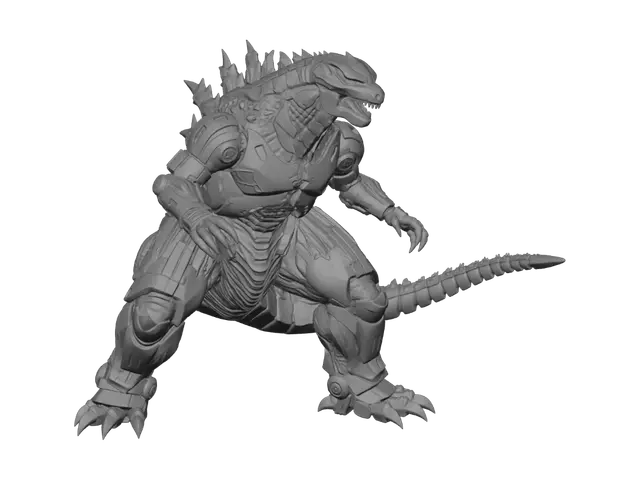 3D model for Mecha Godzilla