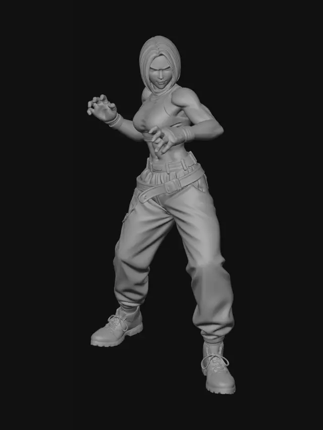 3D model for Crimson Fury