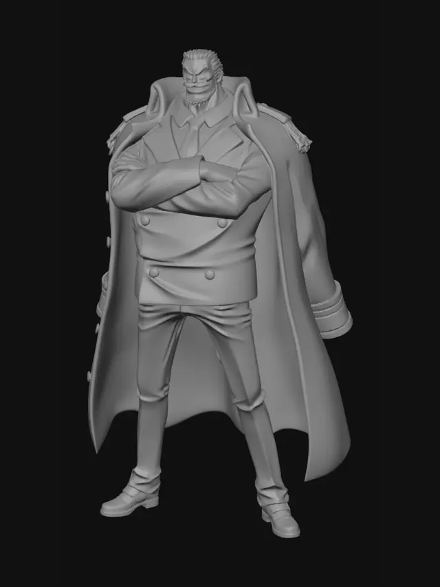3D model for Blue-Coat Captain with Cape