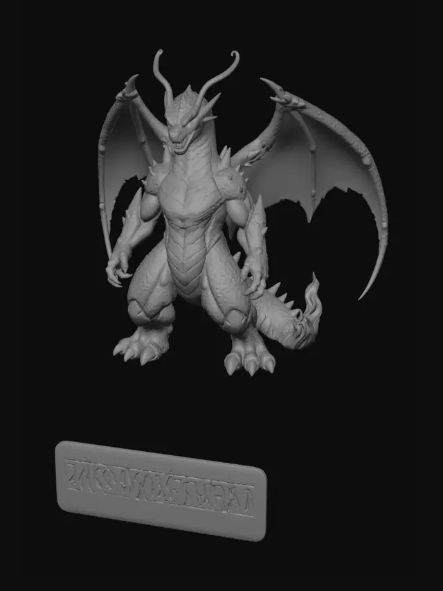 3D model for Flamewing Dragon