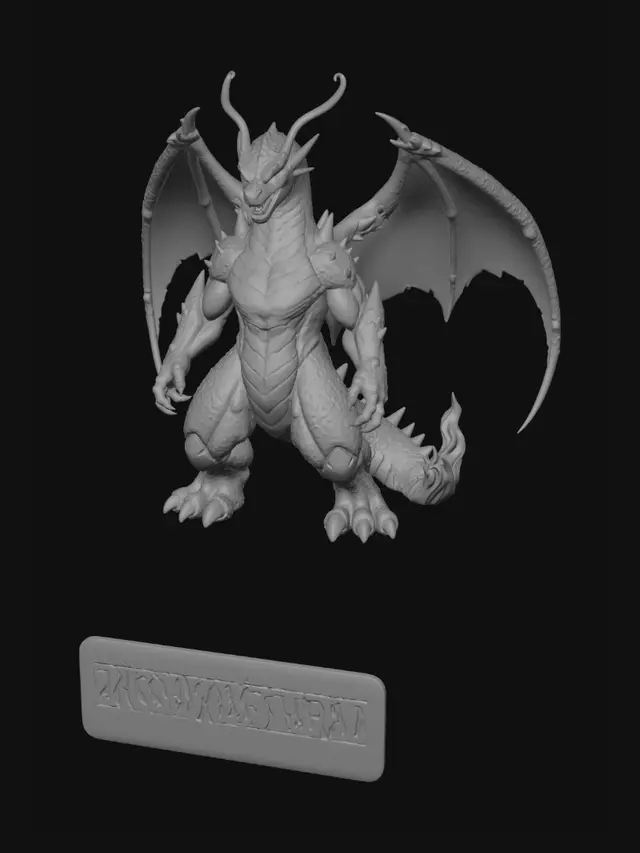 3D model for Flamewing Dragon