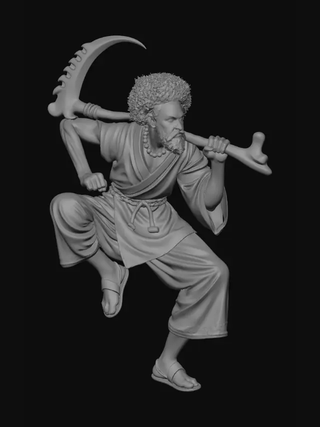 3D model for Crescent Sickle Warrior