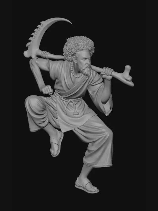 3D model for Crescent Sickle Warrior
