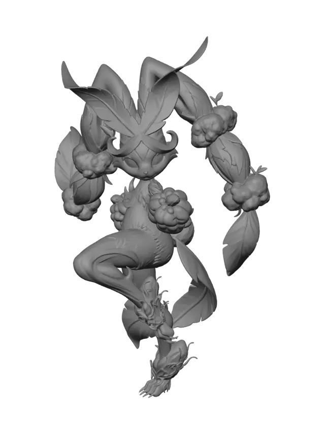 3D model for Leaf-Wreathed Guardian