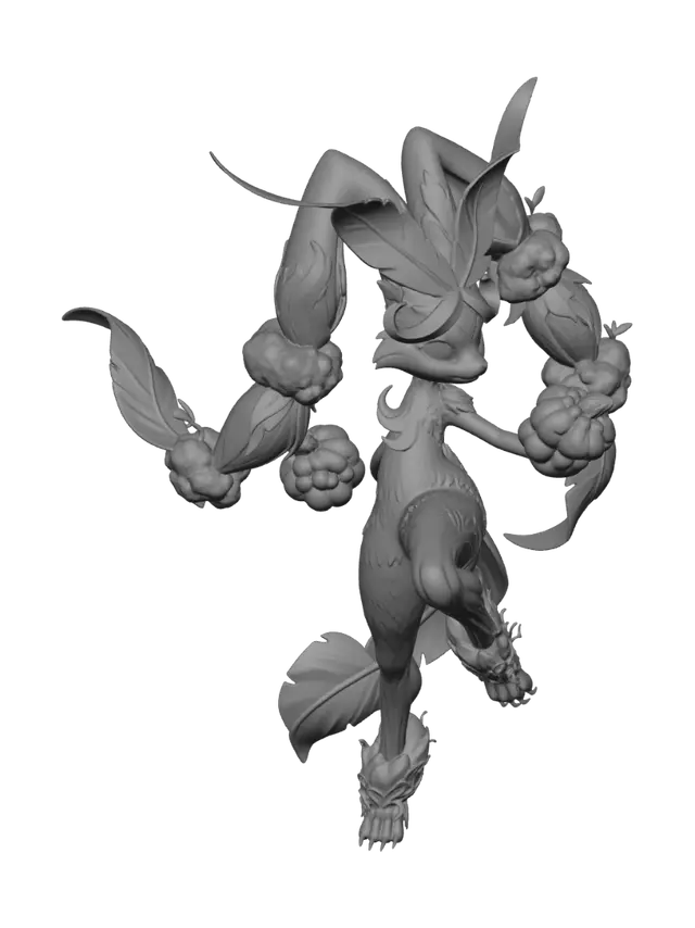 3D model for Leaf-Wreathed Guardian