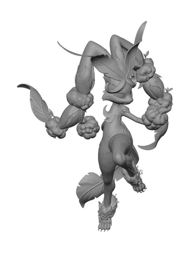 3D model for Leaf-Wreathed Guardian