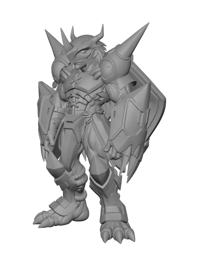 3D model for Goldclad Minotaur Warlord