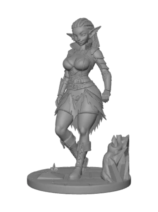 3D model for Emerald Armor Goblin