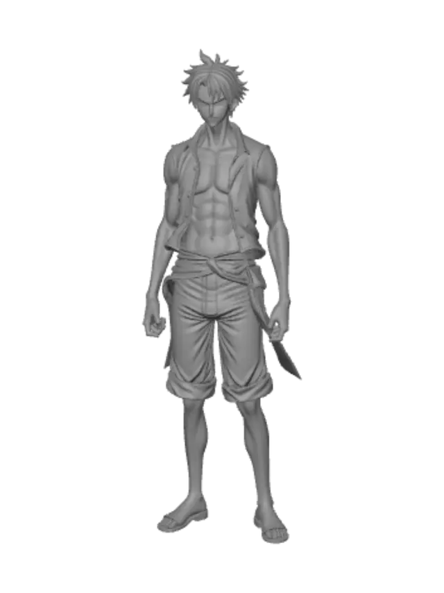 3D model for Young Monkey D. Luffy